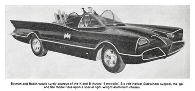 1966: The awesome K&B Aurora slotcar Batmobile