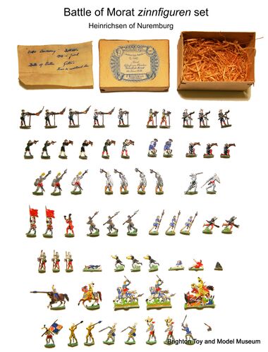 Heinrichsen "Battle of Morat" set. The set probably contained some trees and vegetation, but we're not sure which additional pieces might belong