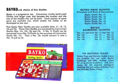"Bayko – A choice of five outfits"