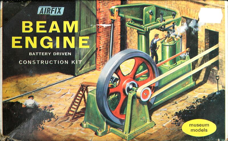File:Beam Engine Kit, box lid (Airfix Museum Models).jpg