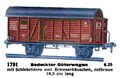 Bedeckter Güterwagen - Closed Goods Van, Märklin 1791 (MarklinCat 1939).jpg