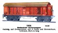Bedeckter Güterwagen - Closed Goods Wagon, Märklin 1856 (MarklinCat 1939).jpg