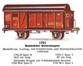 Bedeckter Güterwagen - Goods Van, Märklin 1791 (MarklinCat 1931).jpg