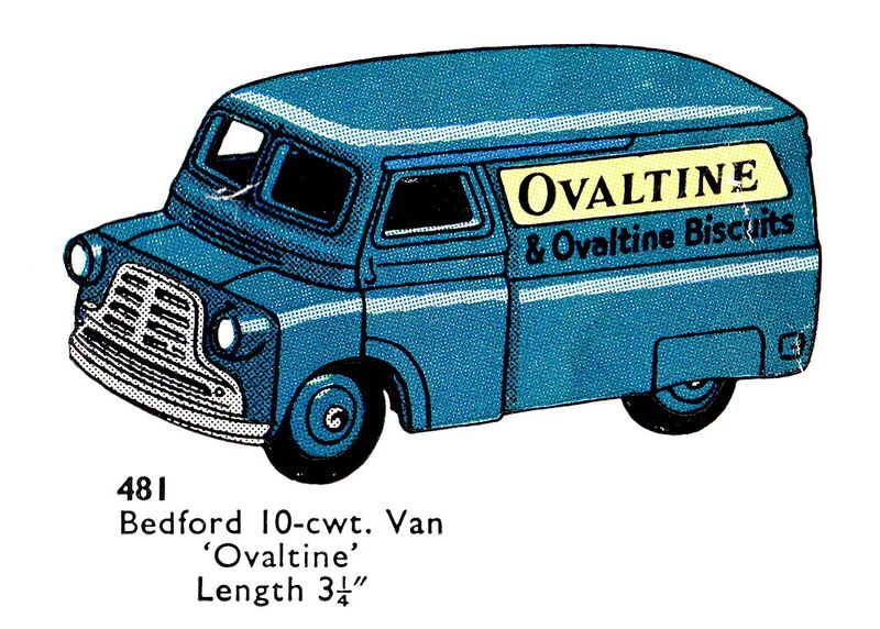 File:Bedford 10-cwt Van, Ovaltine, Dinky Toys 481 (DinkyCat 1956-06).jpg