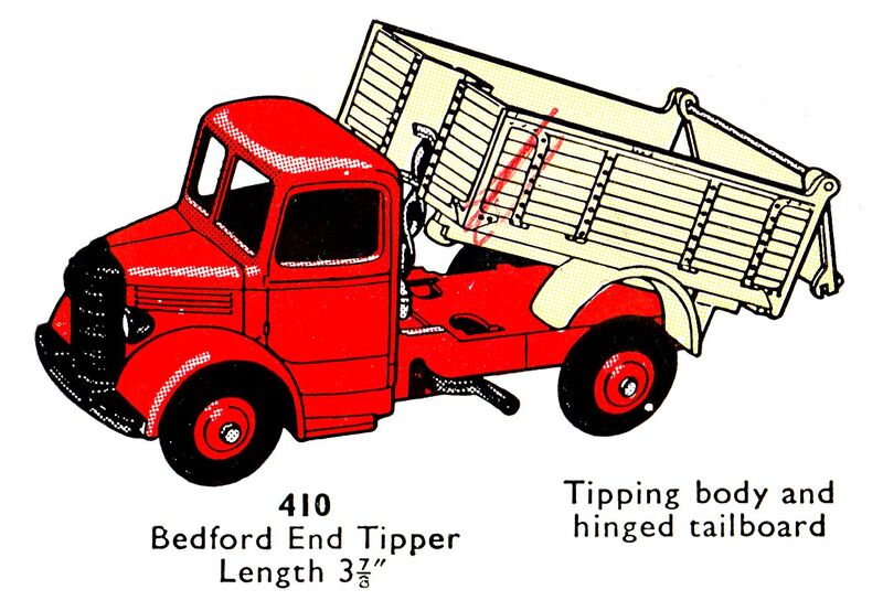 File:Bedford End Tipper, Dinky Toys 410 (DinkyCat 1956-06).jpg