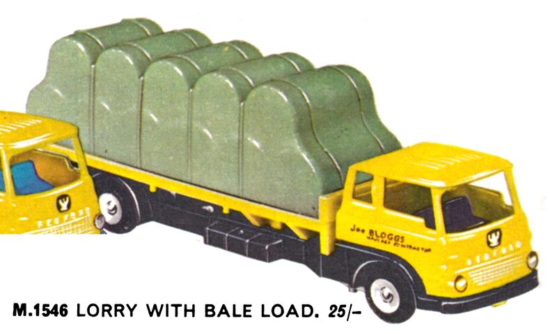 File:Bedford Lorry with Bale Load, Minic Motorways M1546 (TriangRailways 1964).jpg