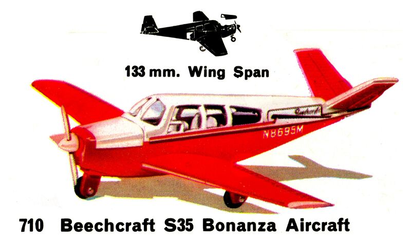 File:Beechcraft S35 Aircraft, Dinky Toys 710 (DinkyCat 1971-07).jpg