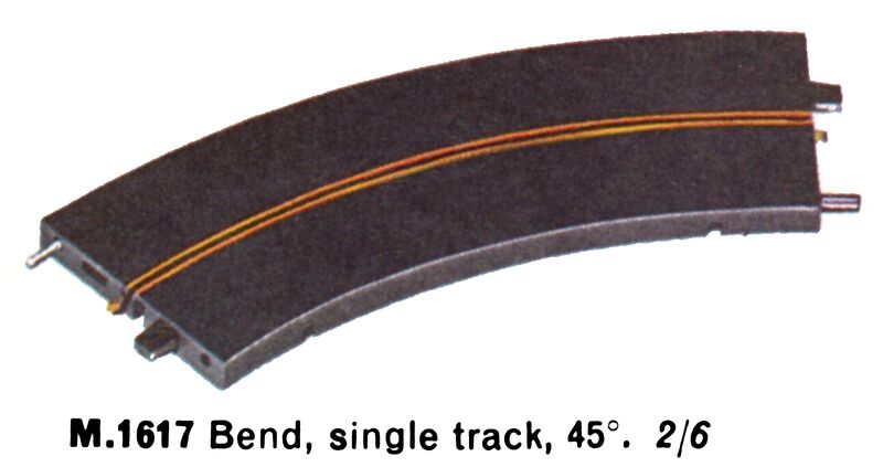 File:Bend, Single Track, 45deg, Minic Motorways M1617 (TriangRailways 1964).jpg