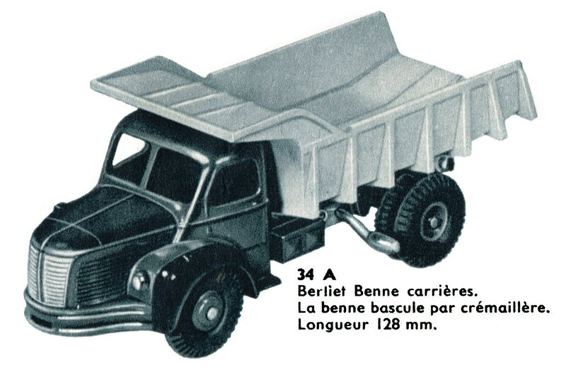 File:Berliet Quarry Dump Truck, Dinky Toys Fr 34 A (MCatFr 1957).jpg
