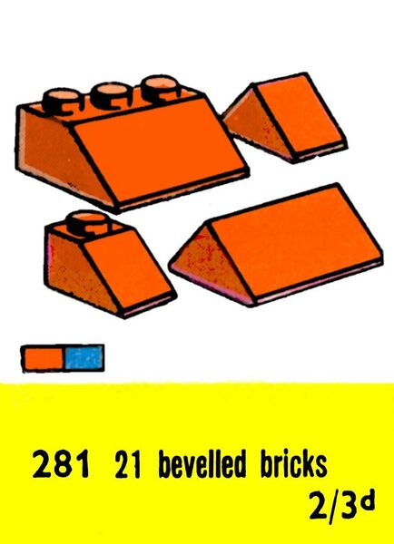 File:Bevelled Bricks, Lego Set 281 (LegoCat ~1960).jpg