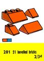 Bevelled Bricks, Lego Set 281 (LegoCat ~1960).jpg