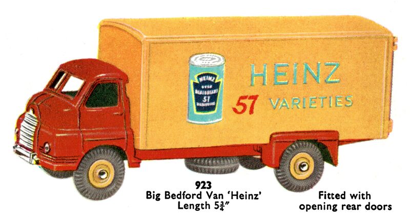 File:Big Bedford Van, Heinz, Dinky Supertoys 923 (DinkyCat 1957-08).jpg