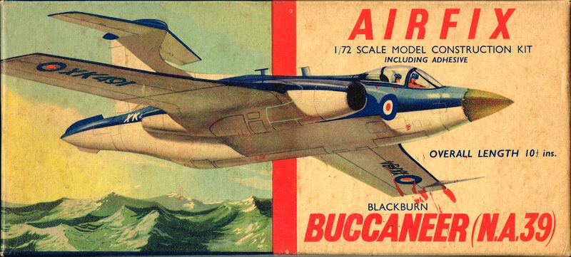 File:Blackburn Buccaneer, model kit, box lid (Airfix 384).jpg