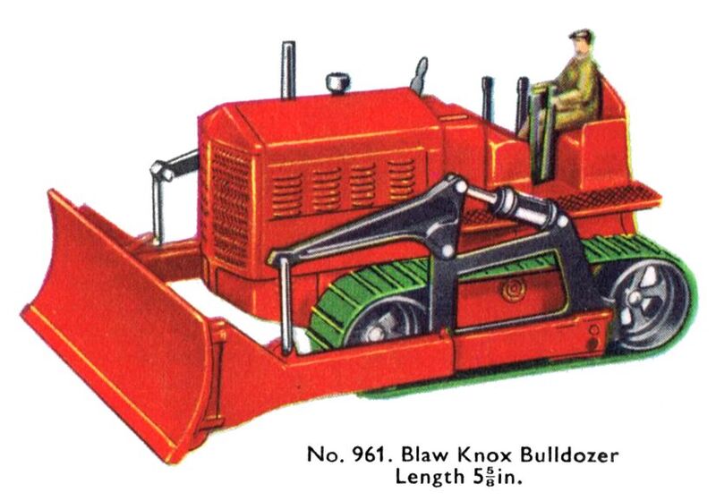 File:Blaw Knox Bulldozer, Dinky Supertoys 961 (~1956 catalogue).jpg