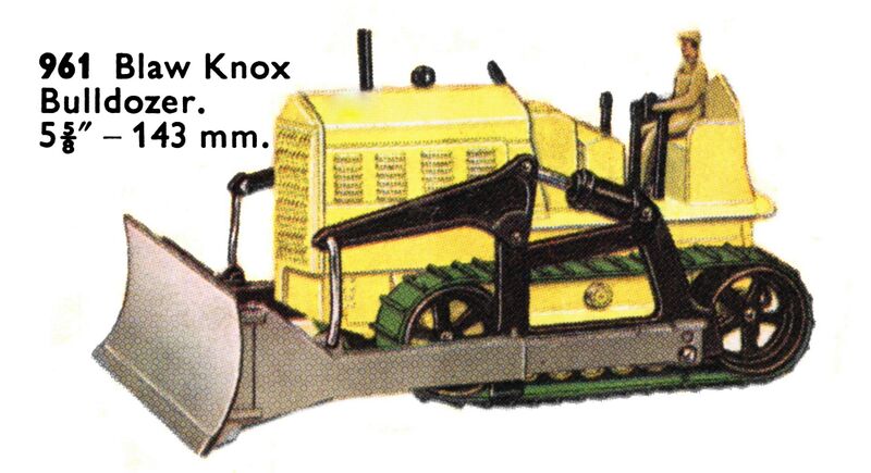 File:Blaw Knox Bulldozer, Dinky Toys 961 (DinkyCat 1963).jpg