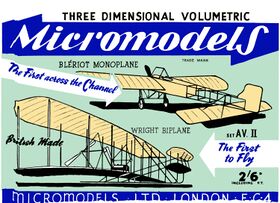 Bleriot Monoplane and Wright Biplane (Micromodels AV2).jpg