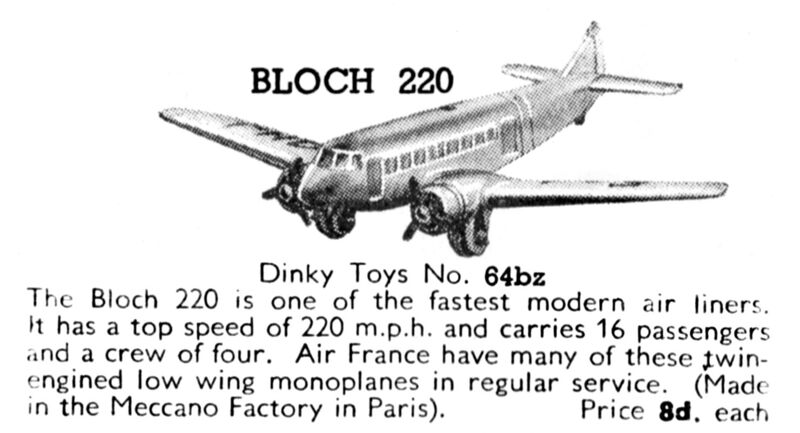 File:Bloch 220 airliner, Dinky Toys 64bz (MCat 1939).jpg
