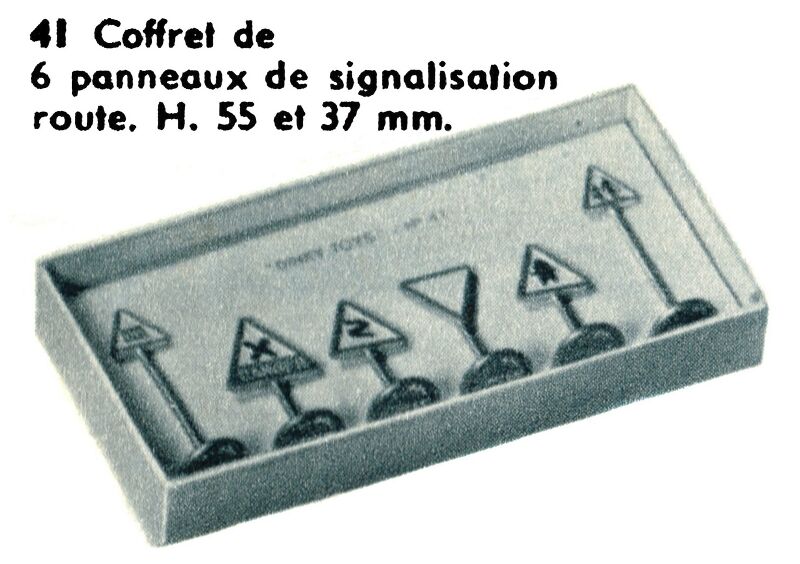 File:Box of Six Road Signs, Dinky Toys Fr 41 (MCatFr 1957).jpg