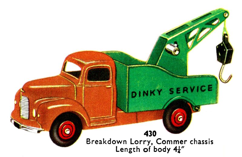 File:Breakdown Lorry, Commer Chassis, DINKY SERVICE, Dinky Toys 430 (DinkyCat 1957-08).jpg