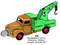 Breakdown Lorry, Commer chassis, Dinky Toys 430 (DinkyCat 1956-06).jpg
