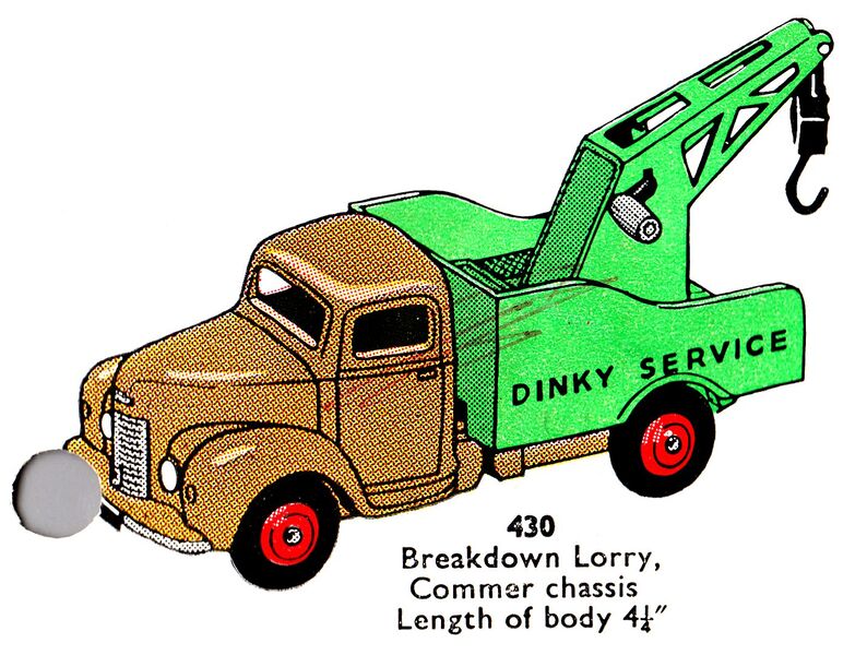 File:Breakdown Lorry, Commer chassis, Dinky Toys 430 (DinkyCat 1956-06).jpg