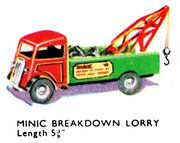 The later 1950 flat-fronted version of the lorry