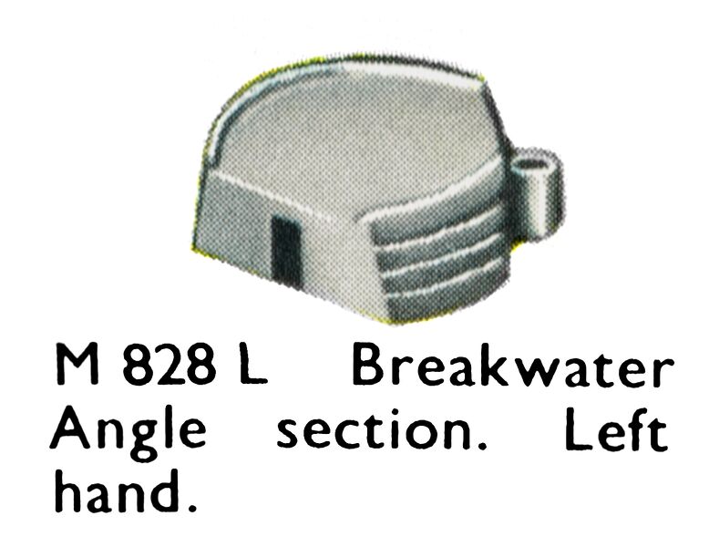 File:Breakwater Angle Section, Left, Minic Ships M828L (MinicShips 1960).jpg
