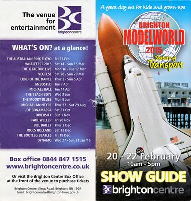 2015: Brighton Modelworld Show Guide cover