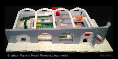 2011: Lego model of Brighton Toy and Model Museum