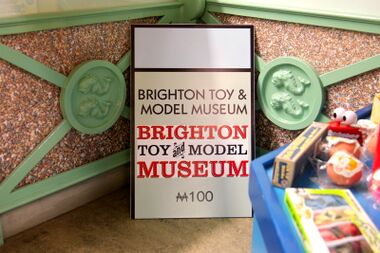 Brighton Toy and Model Museum "board square", Brighton Monopoly launch, Novermber 2017