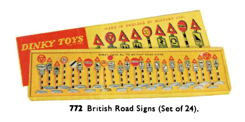 File:British Road Signs (set of 24), Dinky Toys 772 (DinkyCat 1963).jpg