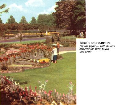 ~1961: Brocke's Garden for the Blind, now more commonly referred to as "The Enclosed Garden", or "The Sensory Garden"