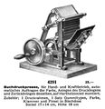 Buchdruckpresse - Book Printing Press, Märklin 4291 (MarklinCat 1932).jpg