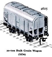 Bulk Grain Wagon 20-Ton SD6, Hornby Dublo 4625 (HDBoT 1959).jpg