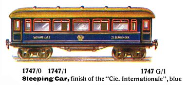 1936: CIWL Sleeping Car, #1747