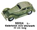 Cabriolet Car, clockwork, Märklin 5522-4 (MarklinCat 1939).jpg