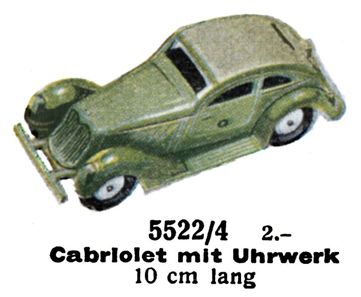 File:Cabriolet Car, clockwork, Märklin 5522-4 (MarklinCat 1939).jpg