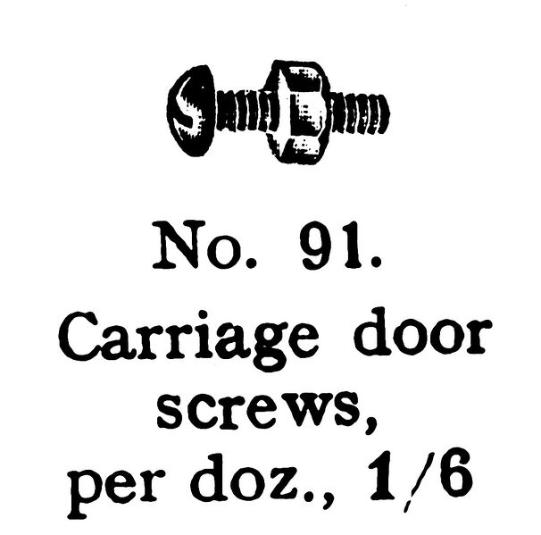 File:Carriage Door Screws, Primus Part No 91 (PrimusCat 1923-12).jpg