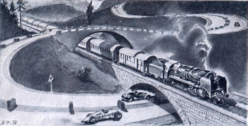 File:Cars and trains, Marklin artwork, Josef Danilowatz (MarklinCat 1936).jpg