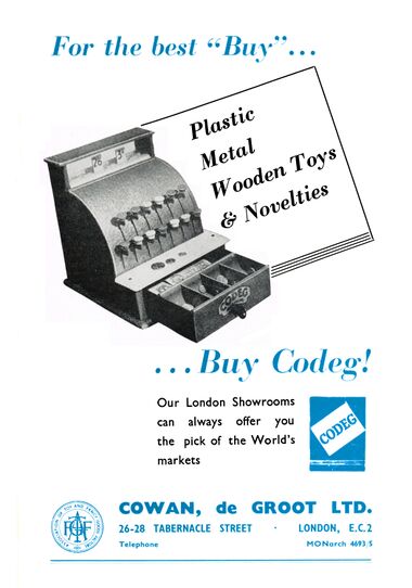 1956: Trade advert for Codeg