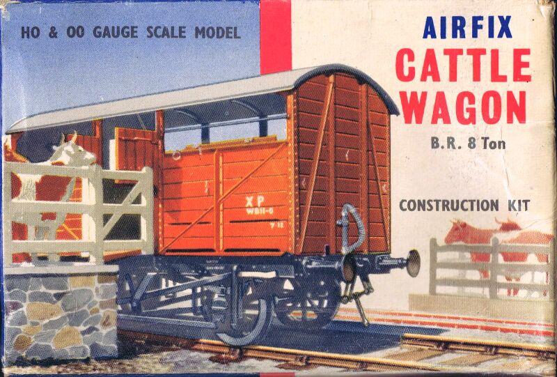 File:Cattle Wagon, plastic construction kit, box lid (Airfix R5 02659).jpg