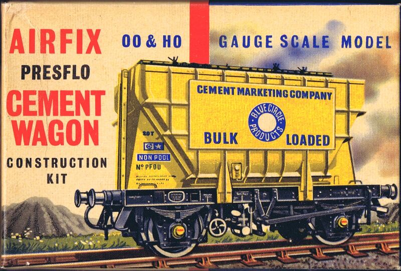 File:Cement Wagon, plastic construction kit, box lid (Airfix R2 02662).jpg