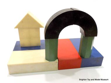 Chad Valley Building Block set - essentially the same as a wooden block set apart from the materials used