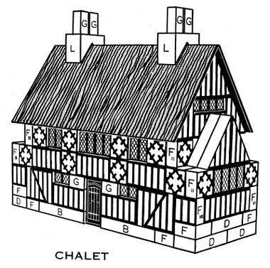 Chalet design, Lott's Tudor Blocks