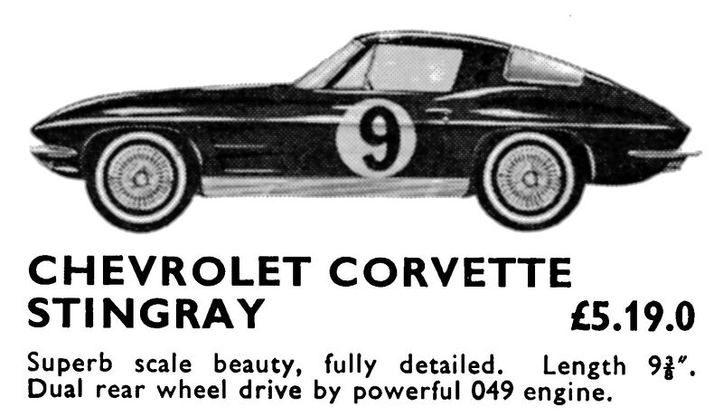 File:Chevrolet Corvette Stingray, Cox engined car (MM 1965-12).jpg