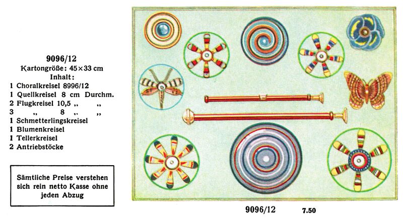 File:Choralkreisel - Humming Top with selection, Märklin 9096-12 (MarklinCat 1932).jpg