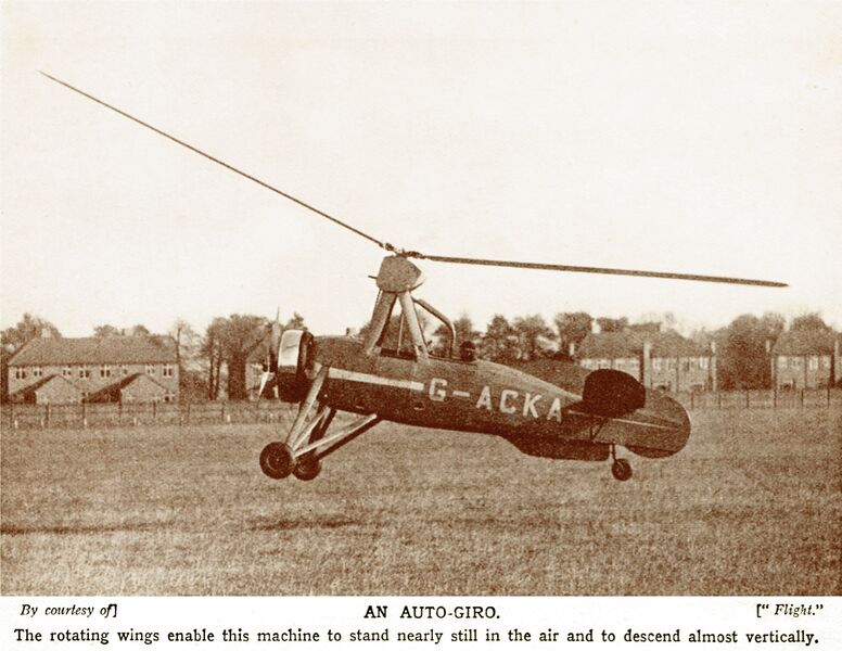 File:Cierva Autogiro C-30P G-ACKA (WBoA 8ed 1934).jpg