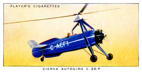 Cierva Autogiro C30P, Card No 07 (JPAeroplanes 1935).jpg