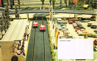 ~1963: Rear cover of the same manual showing a nicely decorated and realistic C24 layout