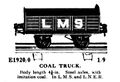 Coal Truck, LMS LNER, Märklin 1920-0 (MarklinCRH ~1925).jpg